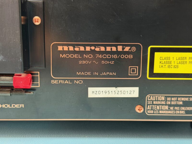Marantz CD 16 CD-Player mit FB - überarbeitet mit Garantie – Bild 15