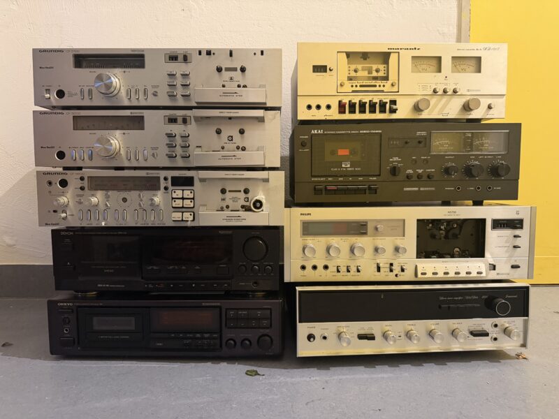 Lagerräumung: Bastlerware. Tape-Decks. Grundig, Denon, Marantz....